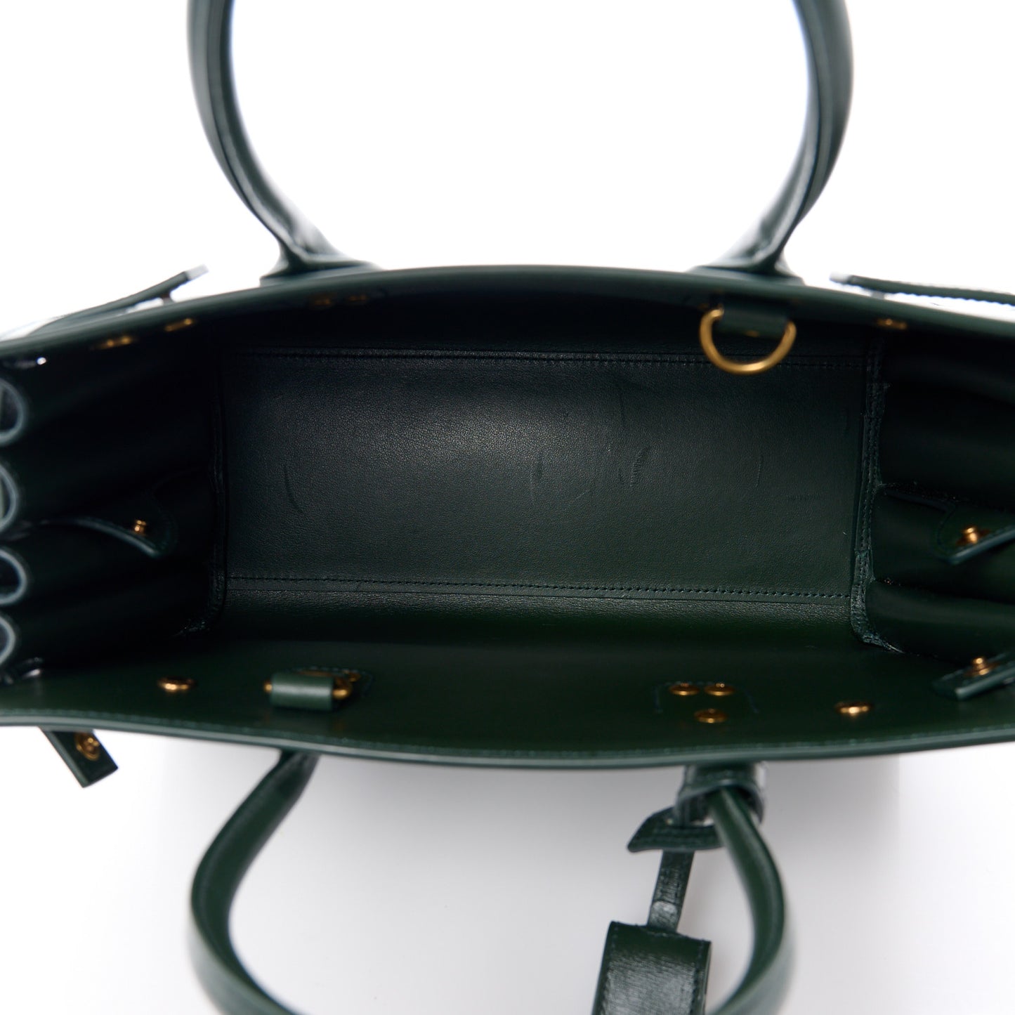 Calfskin Baby Sac De Jour Dark Vert