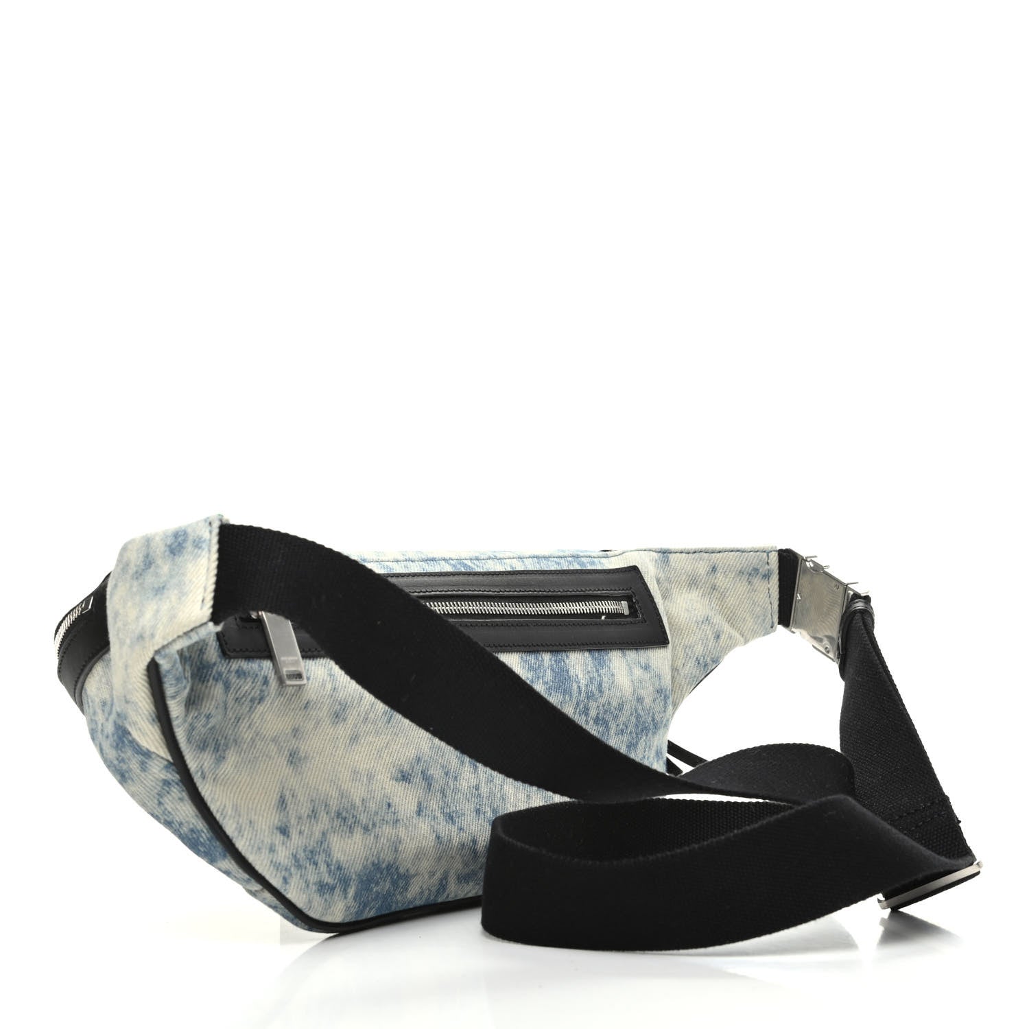 Saint Laurent Denim Grunge Belt Bag Faded Blue 3 of 8