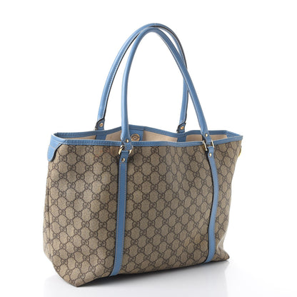 Gucci GG Plus Monogram Medium Joy Tote Light Blue 3 of 21
