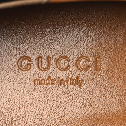 Gucci Goatskin Womens Horsebit Mid-Heel Loafers 36 Black 9 of 11