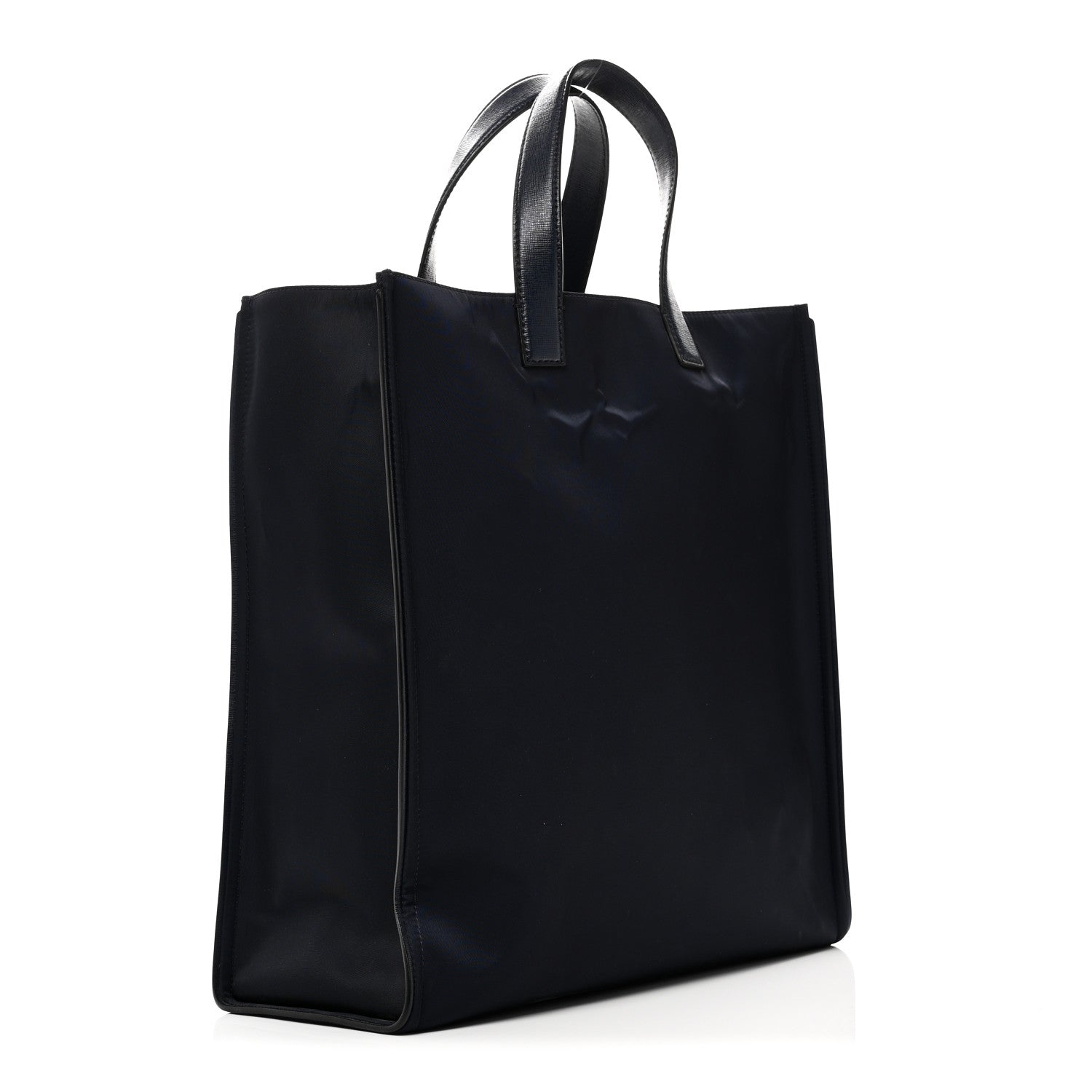 Fendi Nylon Vitello Elite Monster Eyes Tote Blue Scuro White Multicolor 3 of 10