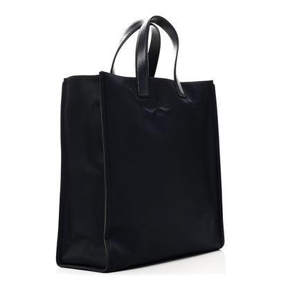 Fendi Nylon Vitello Elite Monster Eyes Tote Blue Scuro White Multicolor 3 of 10