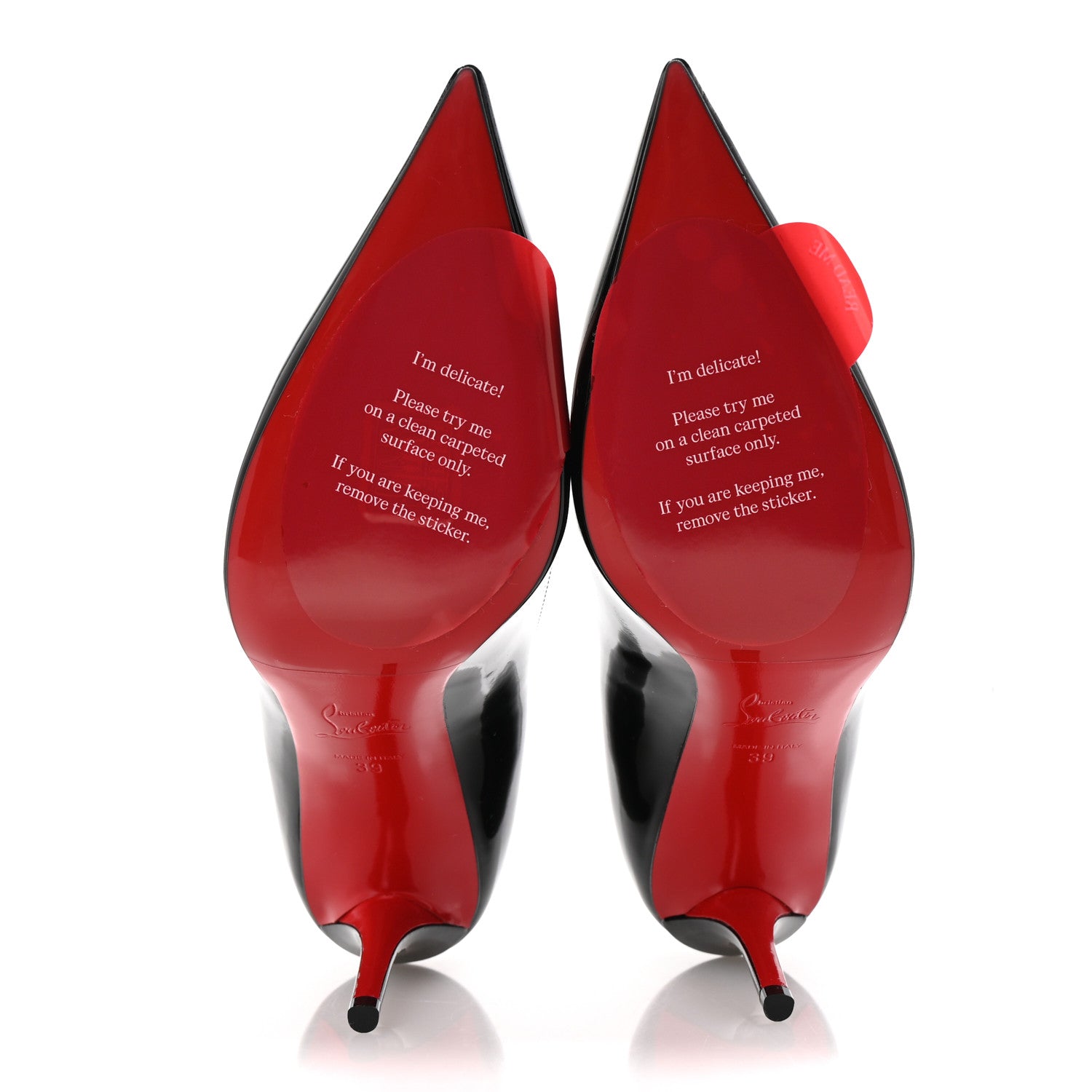 Christian Louboutin Patent Miss Z 80 Pumps 39 Black 6 of 8