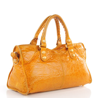 Balenciaga Agneau Giant 21 Gold Hardware Part Time Marigold 3 of 15