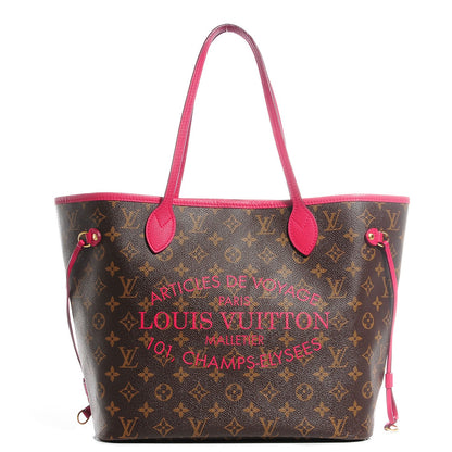 Louis Vuitton Monogram Articles de Voyage Ikat Neverfull MM Rose Indien 1 of 7