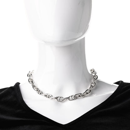 Hermes Sterling Silver MM Chaine D'Ancre Necklace 2 of 5