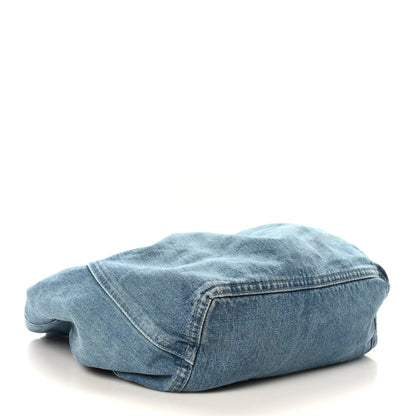 Loewe Washed Denim Medium Squeeze Bag Light Blue 4 of 8