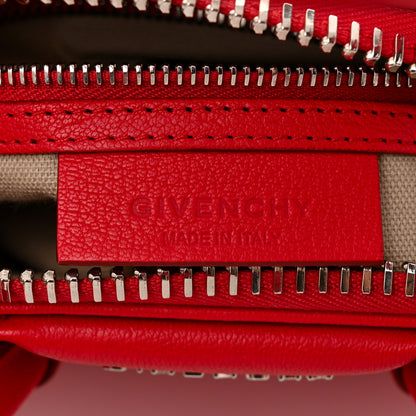 Givenchy Sugar Goatskin Mini Antigona Medium Red 6 of 10