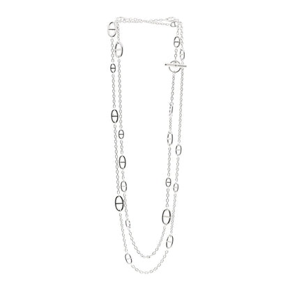 Hermes Sterling Silver Farandole Necklace 160 3 of 5