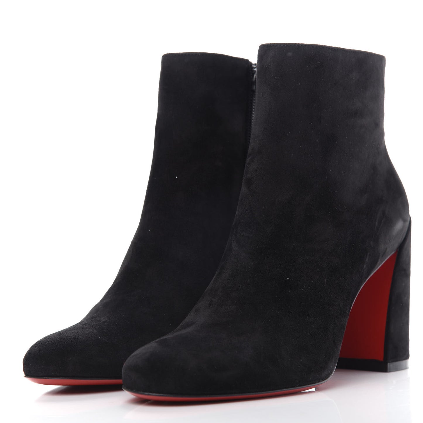 Veau Velours Turela 85 Ankle Boots 36.5 Black