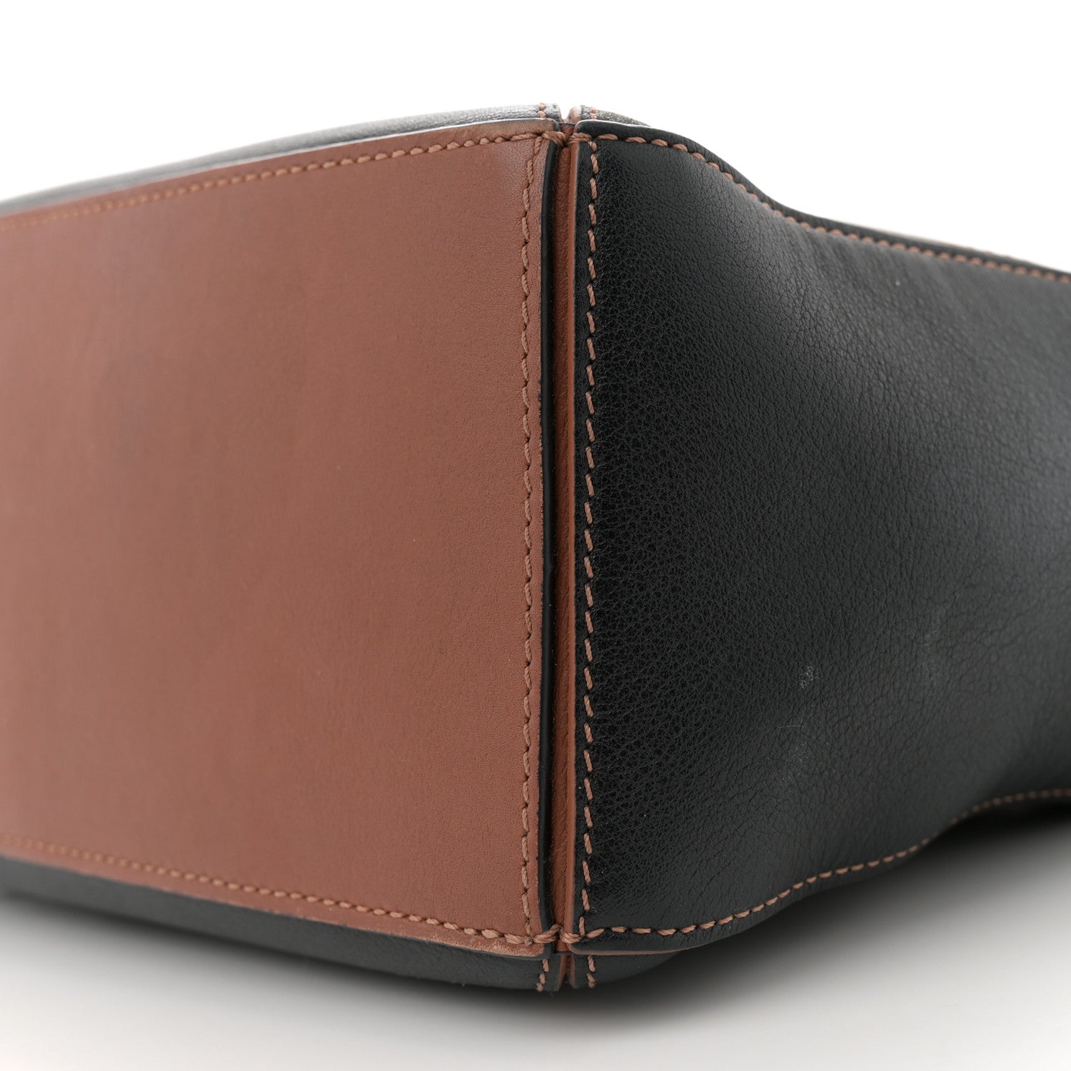 Loewe Calfskin Small Craft Puzzle Bag Tan Black 10 of 15