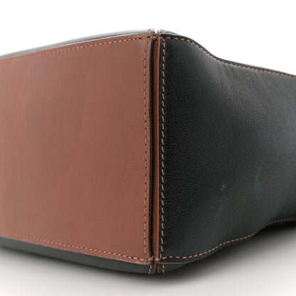 Loewe Calfskin Small Craft Puzzle Bag Tan Black 10 of 15