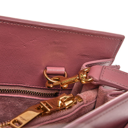 Saint Laurent Calfskin Small Sac De Jour Dark Rose 10 of 14