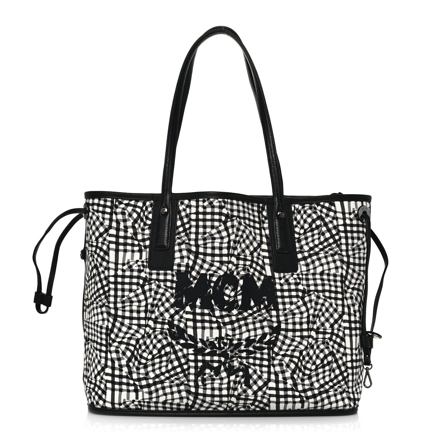Visetos Medium Liz Reversible Shopper Tote Black