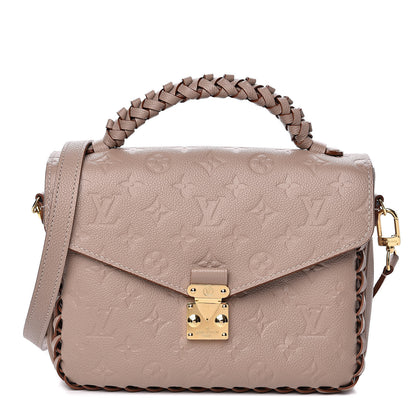 Louis Vuitton Empreinte Braided Pochette Metis Vison 1 of 8