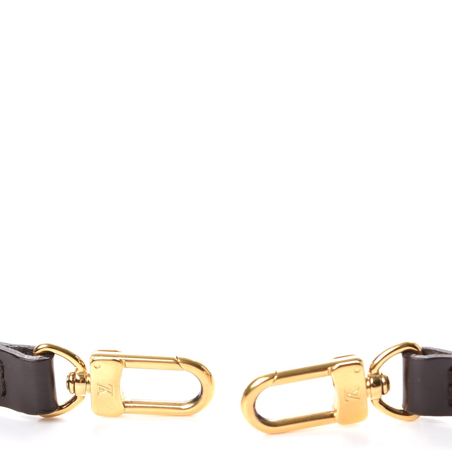 Louis Vuitton Calfskin 12mm Shoulder Strap Brown 4 of 4