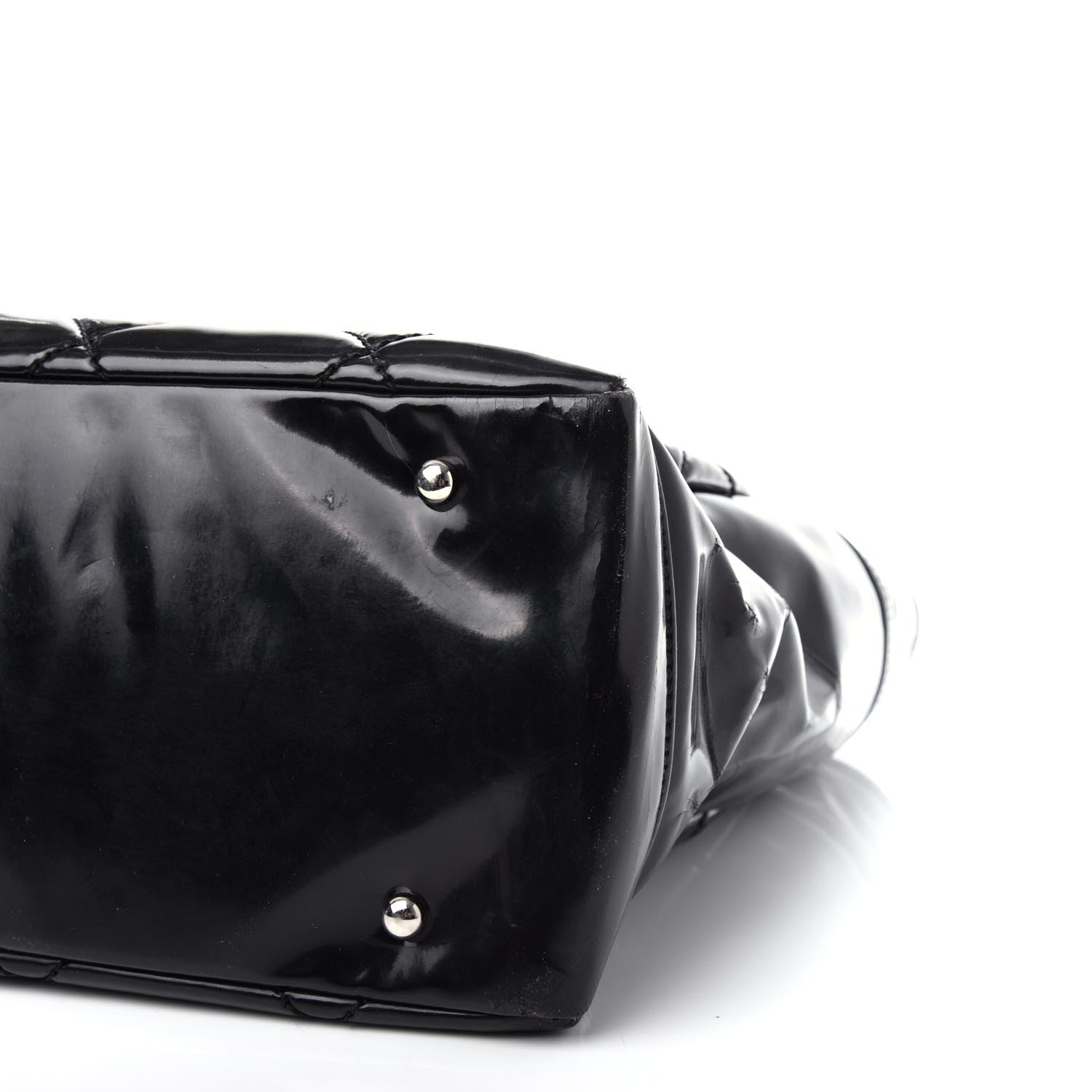 Chanel Vinyl Quilted Large Paris Biarritz Tote Black 9 of 12