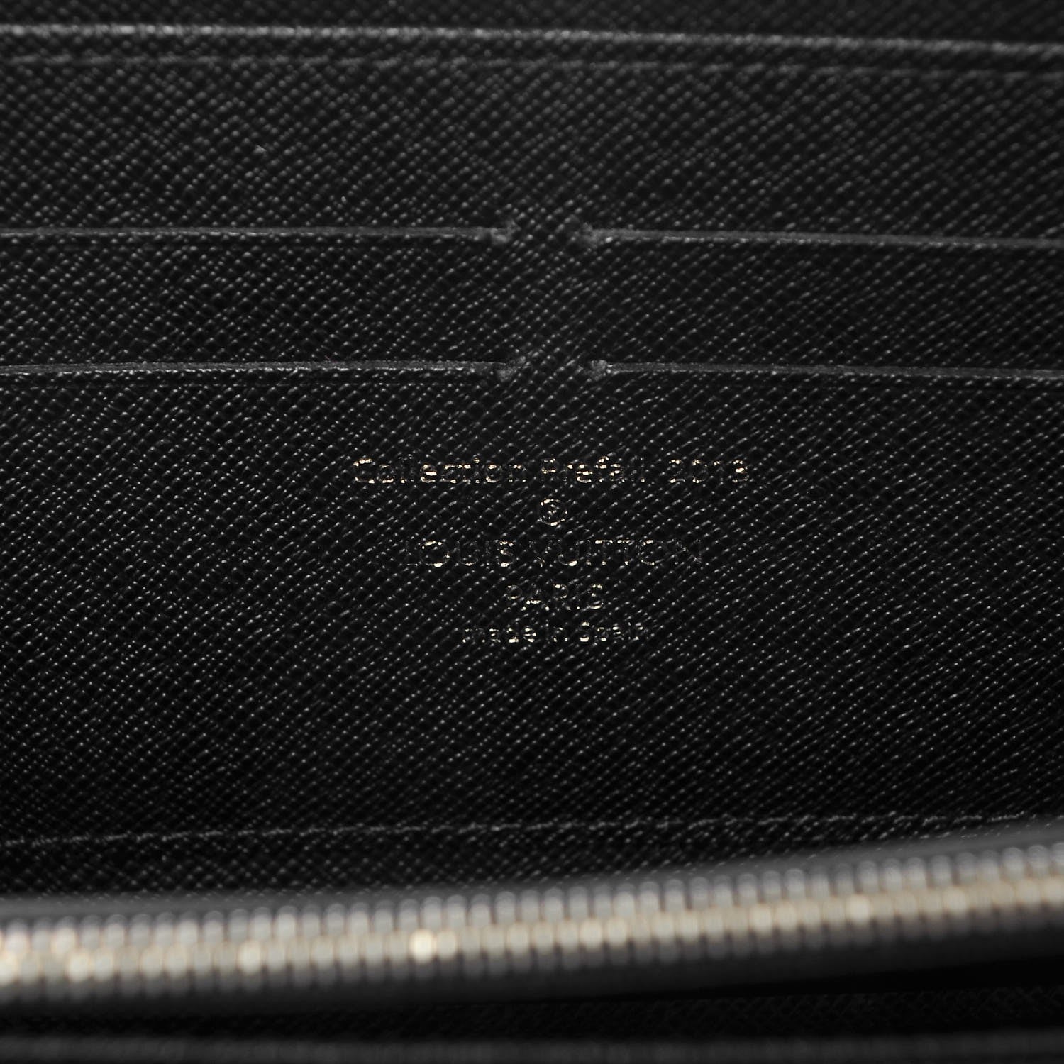Louis Vuitton Damier Paillettes Zippy Wallet Black 6 of 6
