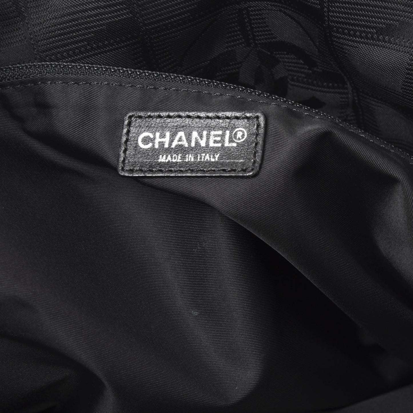 Nylon Large Travel Tote Black