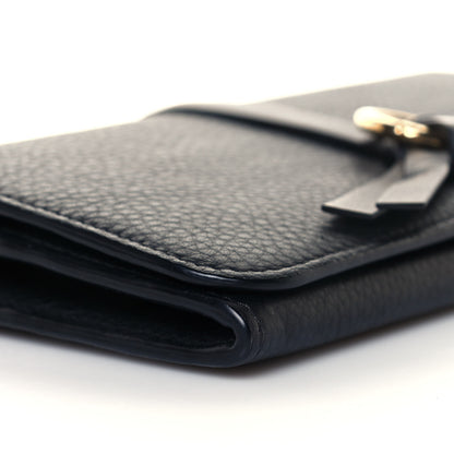 Chloe Smooth Calfskin Alphabet Long Wallet Black 7 of 12