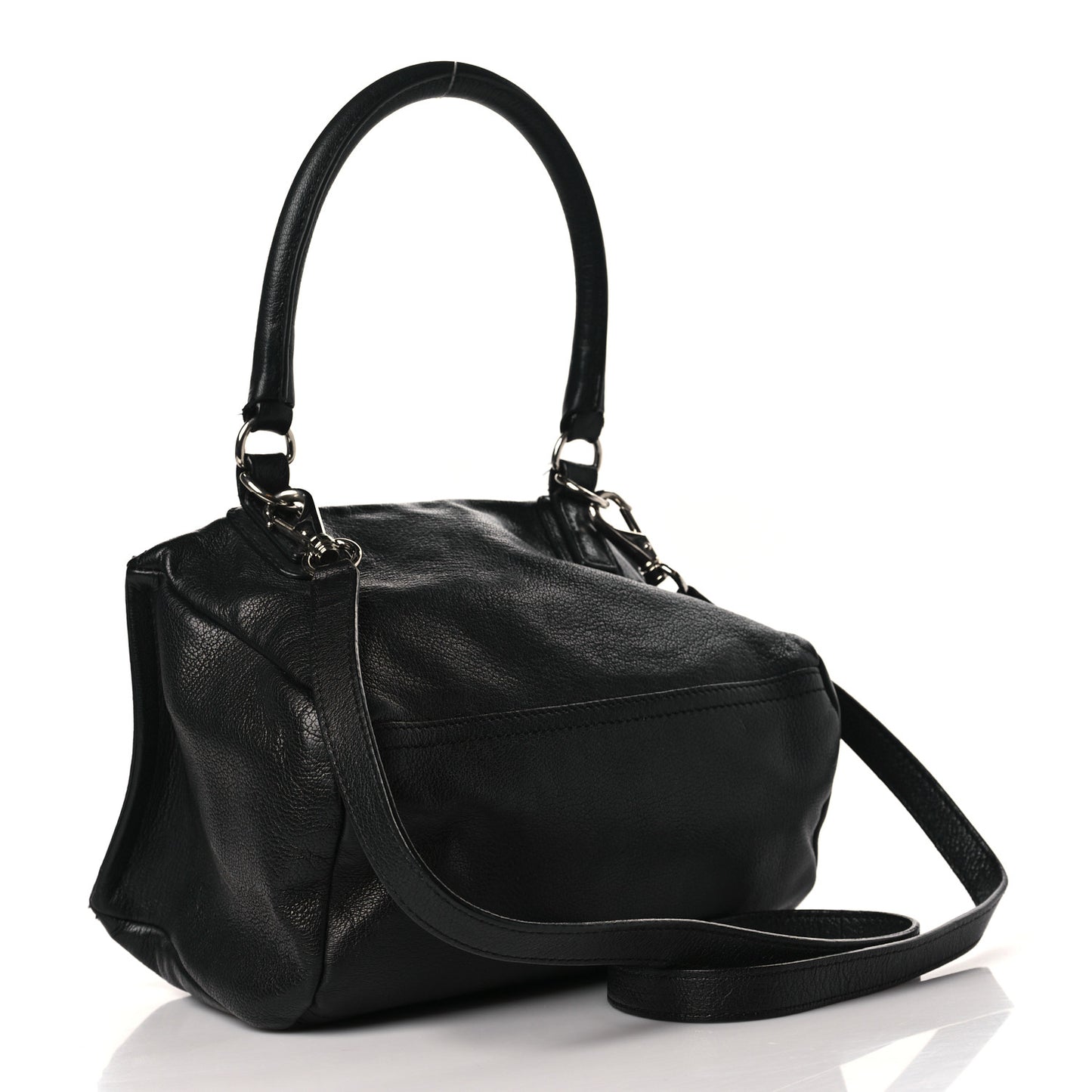 Sugar Goatskin Small Pandora Black