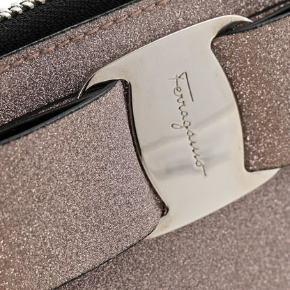 Salvatore Ferragamo Rainbow Glitter Mini Vara Bow Zip Wallet Light Pink 8 of 8