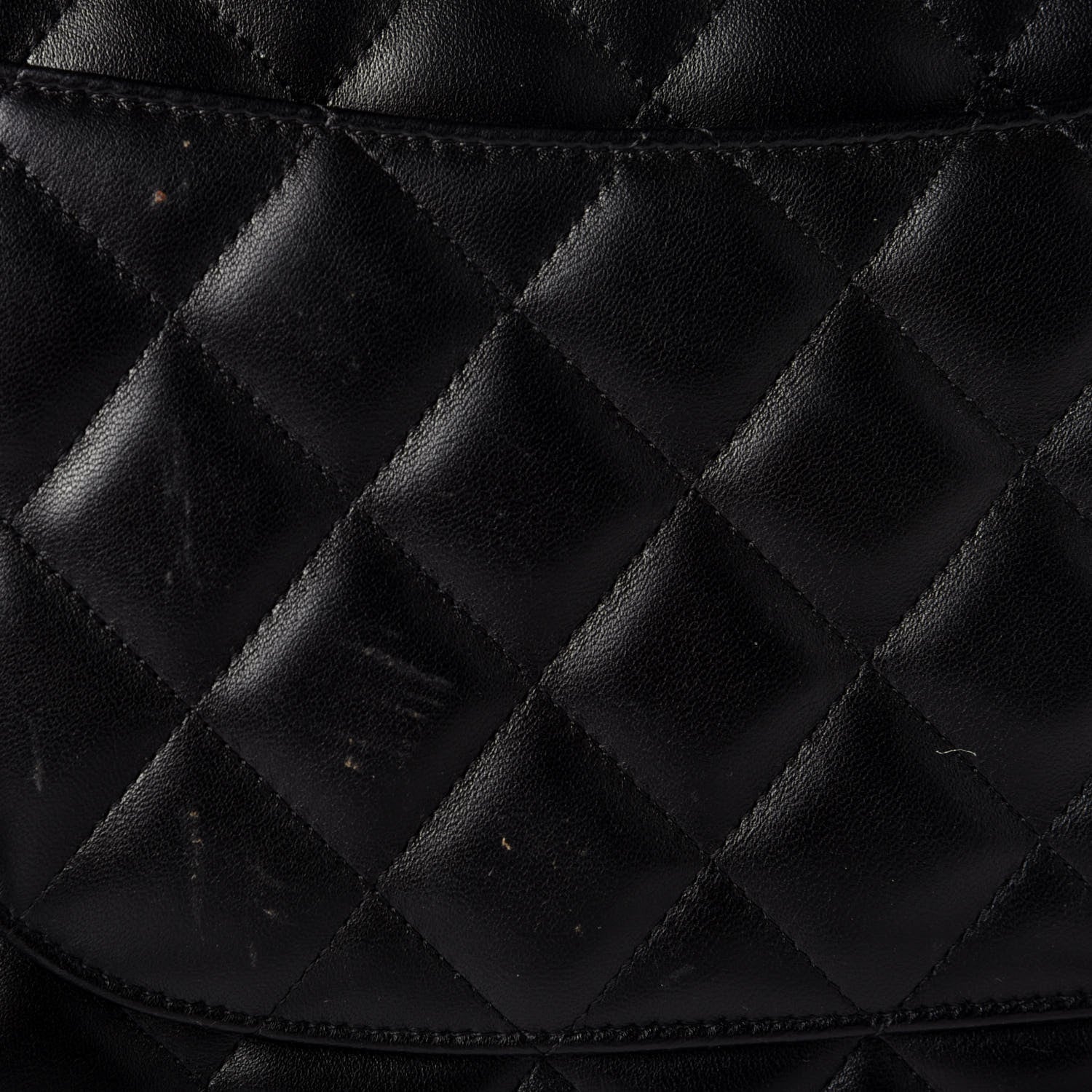 Chanel Lambskin Quilted Jumbo Double Flap Black 10 of 10