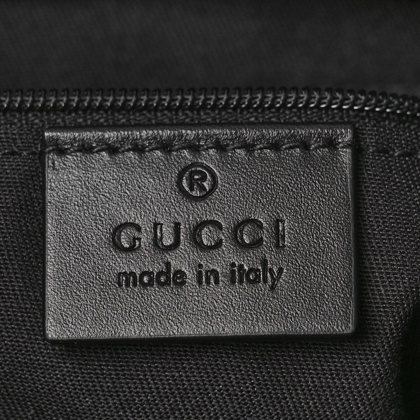 GG Monogram Web Flat Messenger Bag Black