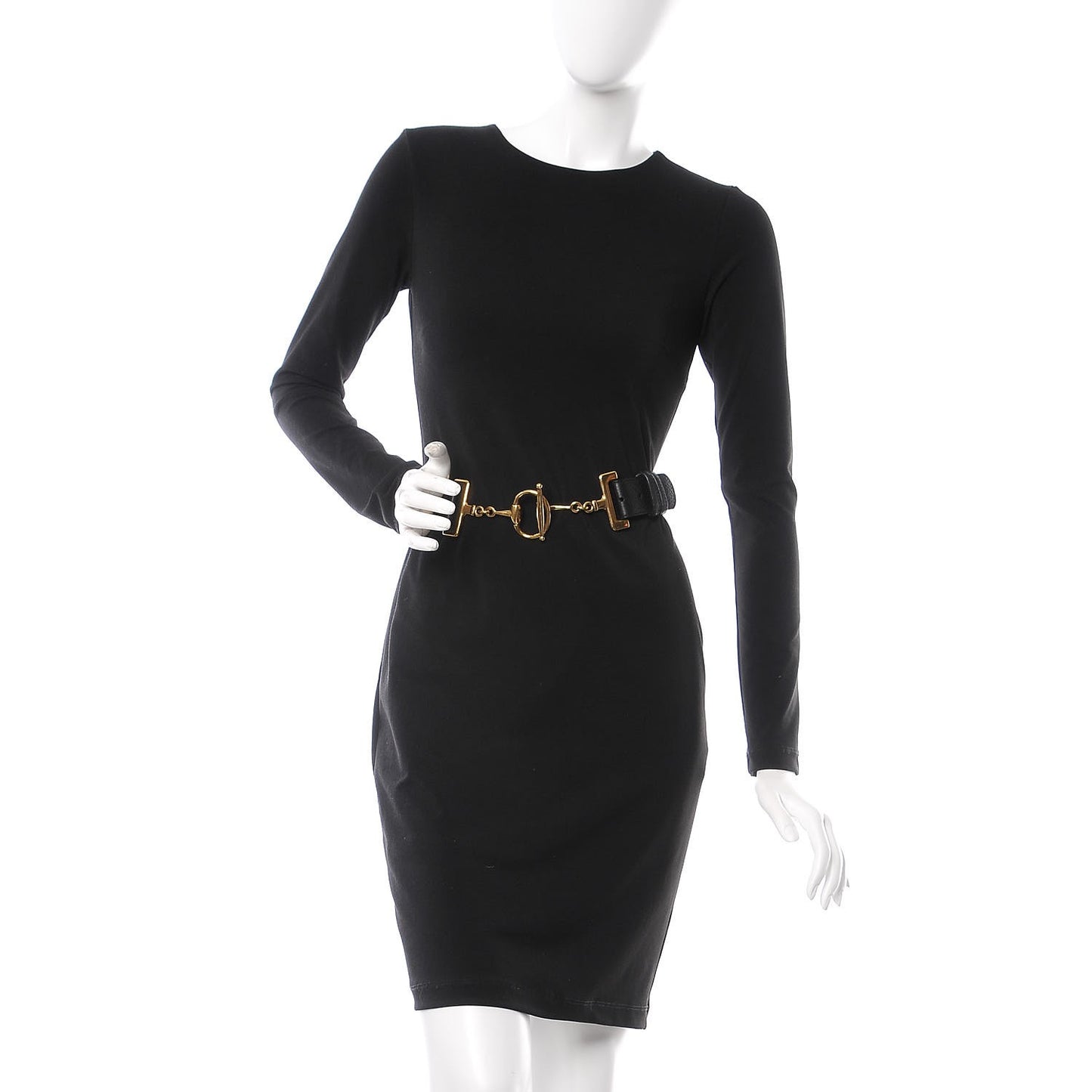 Calfskin Horsebit Belt 85 34 Black