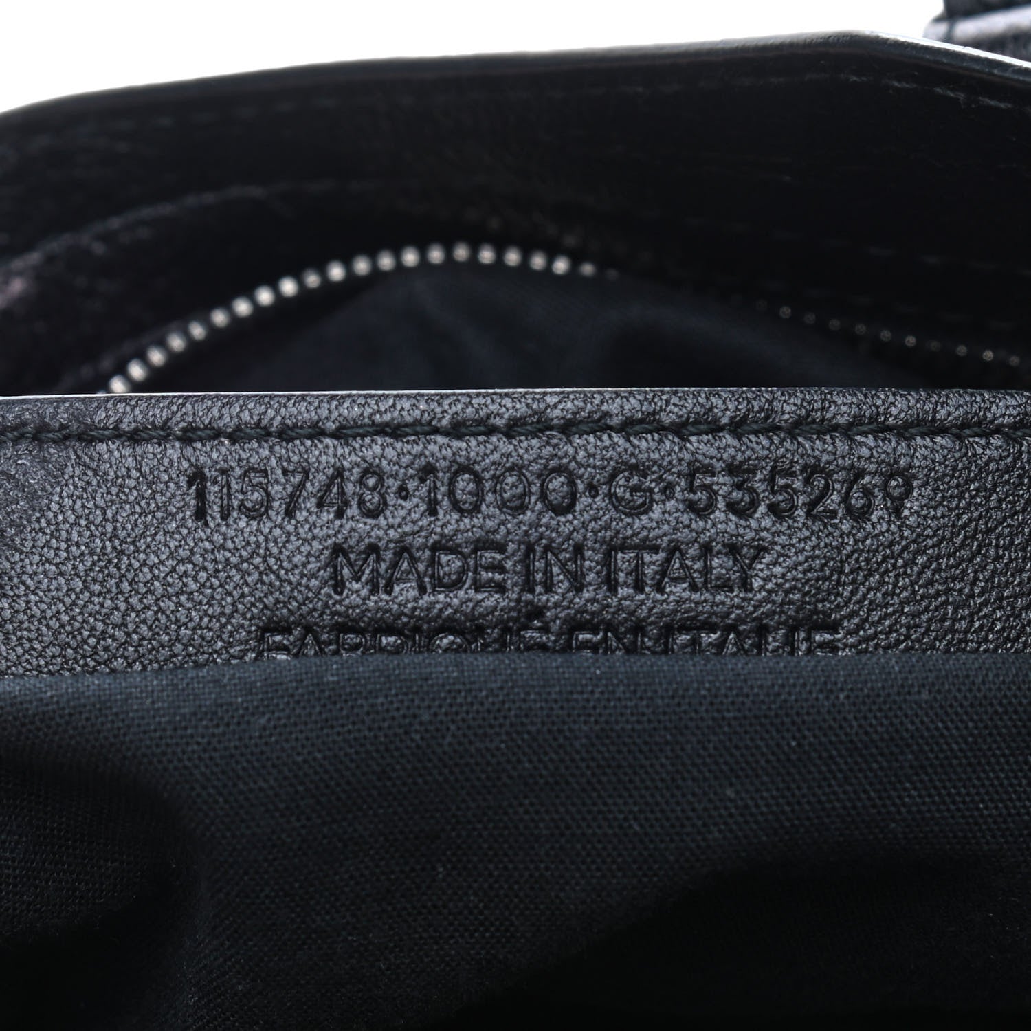 Balenciaga Chevre Silver Metallic Edge Hardware City Black 9 of 9