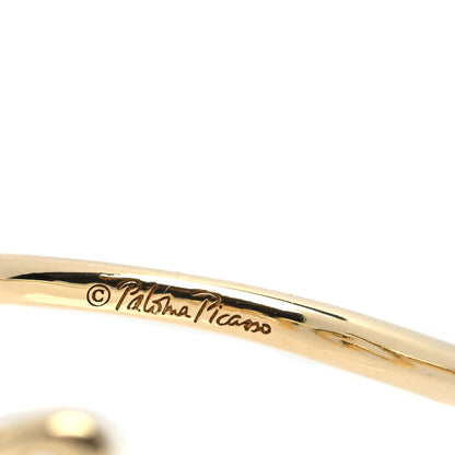 Tiffany 18K Yellow Gold Paloma's Graffiti Love Ring 57 8 4 of 5