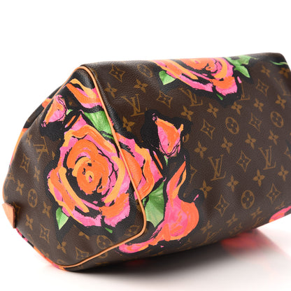 Louis Vuitton Monogram Roses Speedy 30 6 of 12
