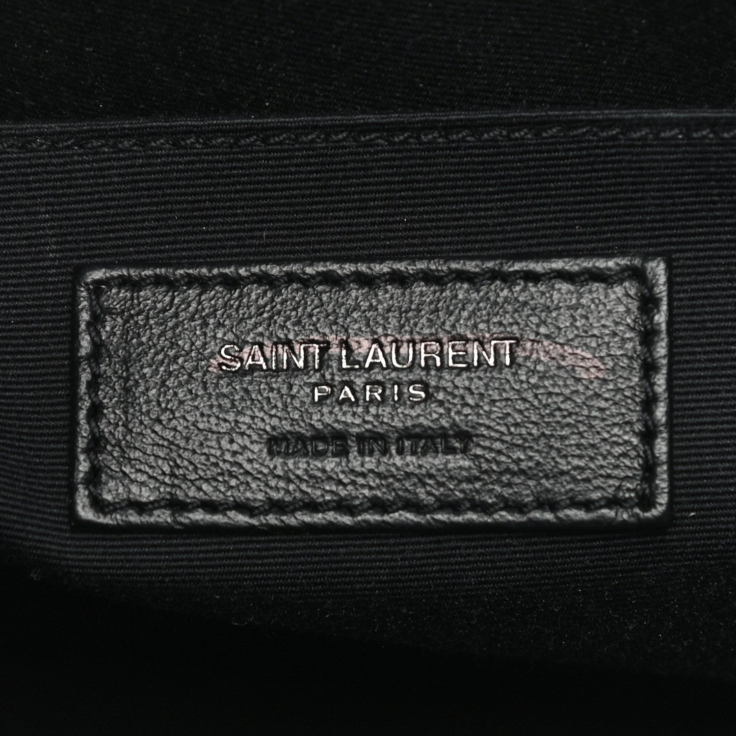 Saint Laurent Calfskin Matelasse Monogram Lou Camera Bag Black 5 of 9