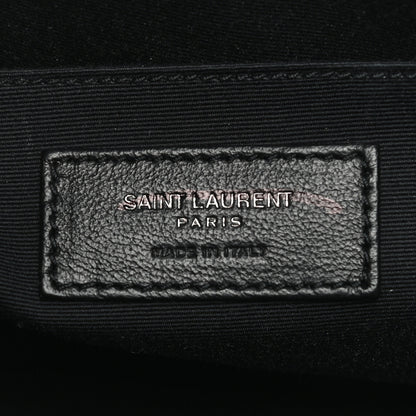 Saint Laurent Calfskin Matelasse Monogram Lou Camera Bag Black 5 of 9