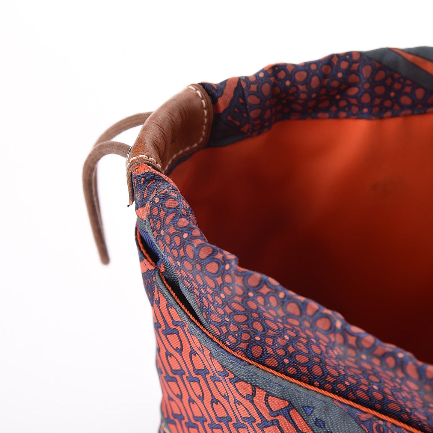 Silk Carre en Cravates Fourbi 20 PM Pouch Ocean Bleu