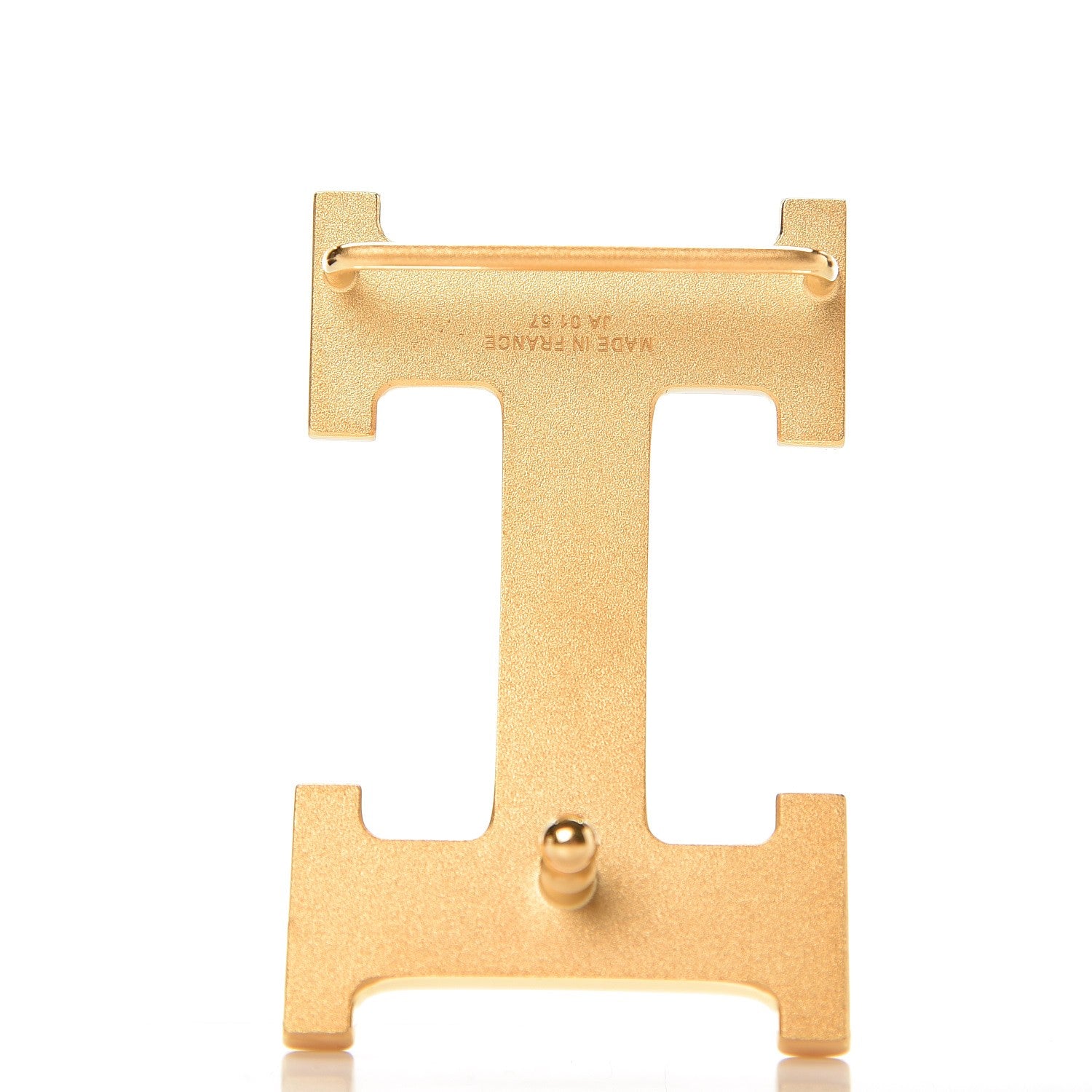 Hermes Swift Epsom 32mm H Belt 100 Black Gold 6 of 6