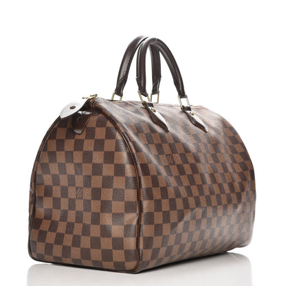 Louis Vuitton Damier Ebene Speedy 35 3 of 8