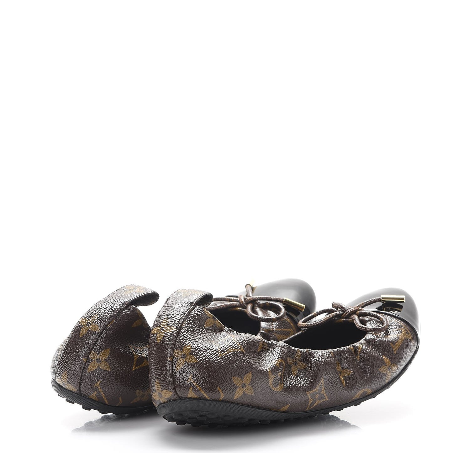 Monogram Flirty Ballerina Flats 36.5 Black