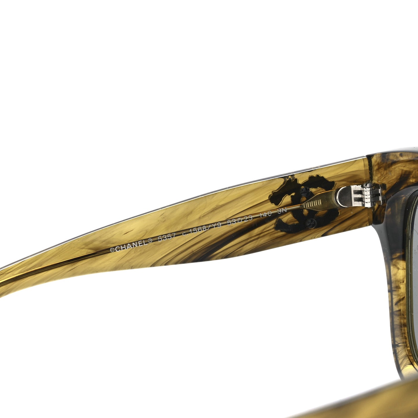 Acetate CC Fall Square Sunglasses 5357 Yellow
