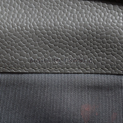 Chanel Caviar Quilted Yen Wallet Grey 7 of 8