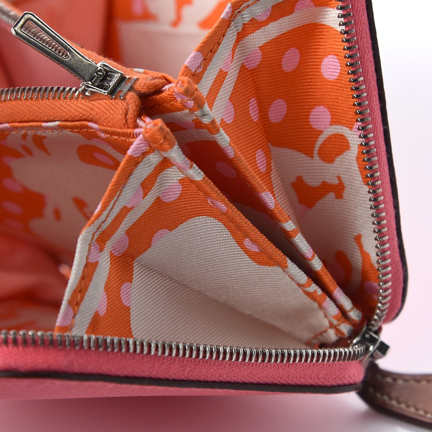 Hermes Epsom Silk'In Compact Wallet Rose Azalee 10 of 11