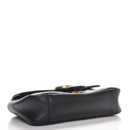 Gucci Calfskin Matelasse Mini GG Marmont Shoulder Bag Black 4 of 8
