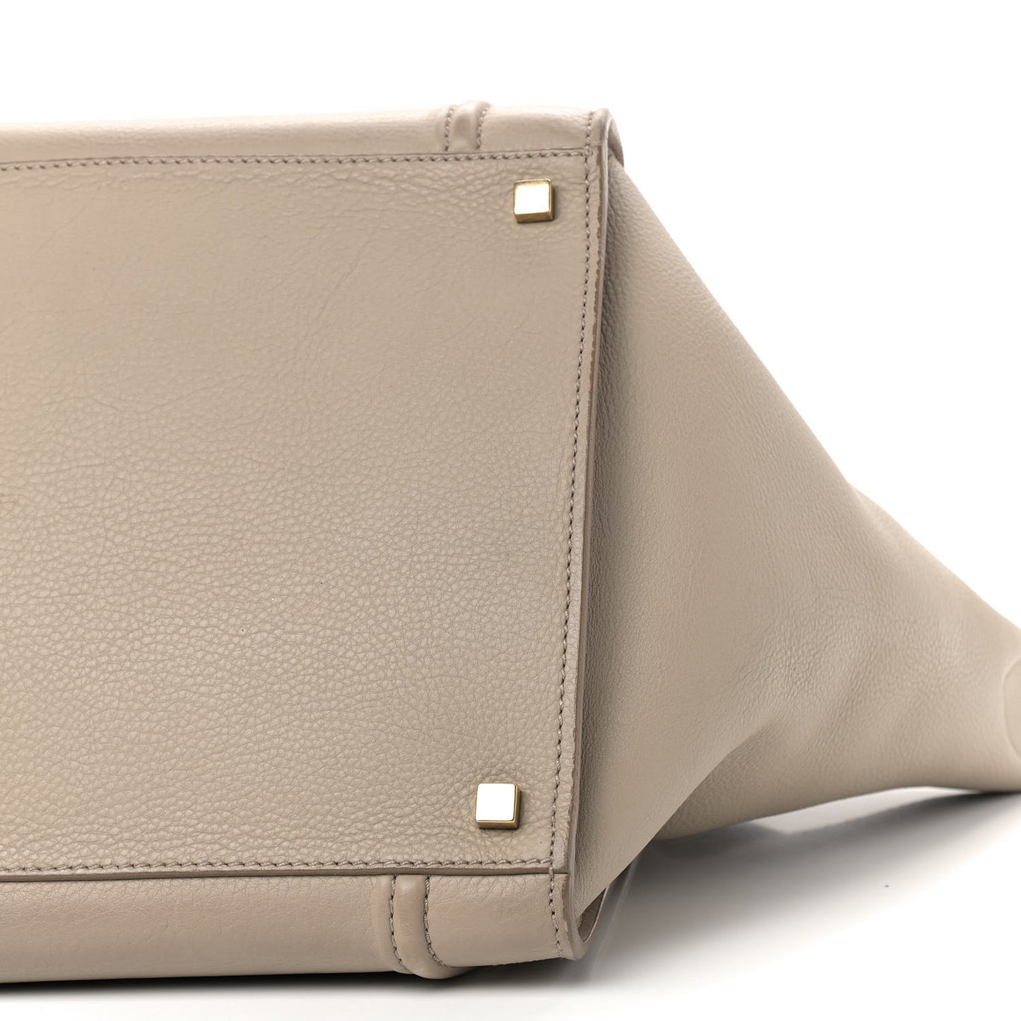 Supple Calfskin Medium Phantom Luggage Beige