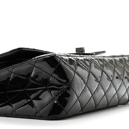 Chanel Patent Calfskin Quilted 2.55 Reissue 225 Flap So Black 8 of 10