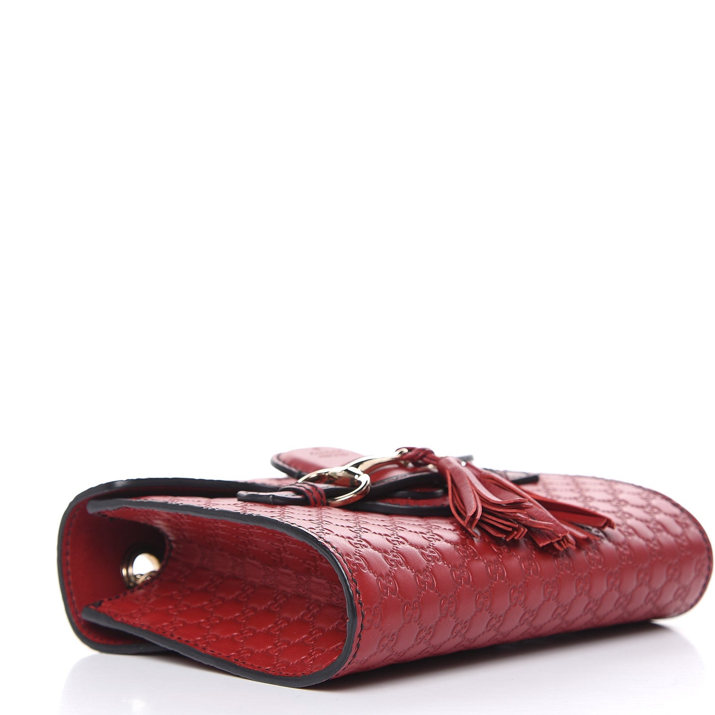 Soft Microguccissima Mini Emily Chain Shoulder Bag Rosso