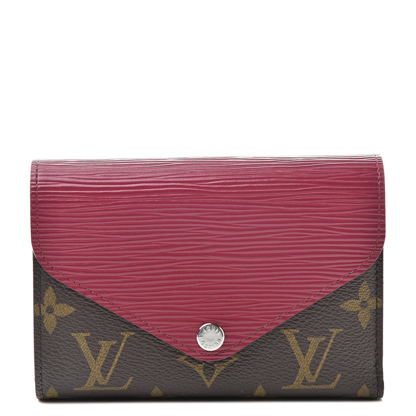 Epi Monogram Marie-Lou Compact Wallet Fuchsia