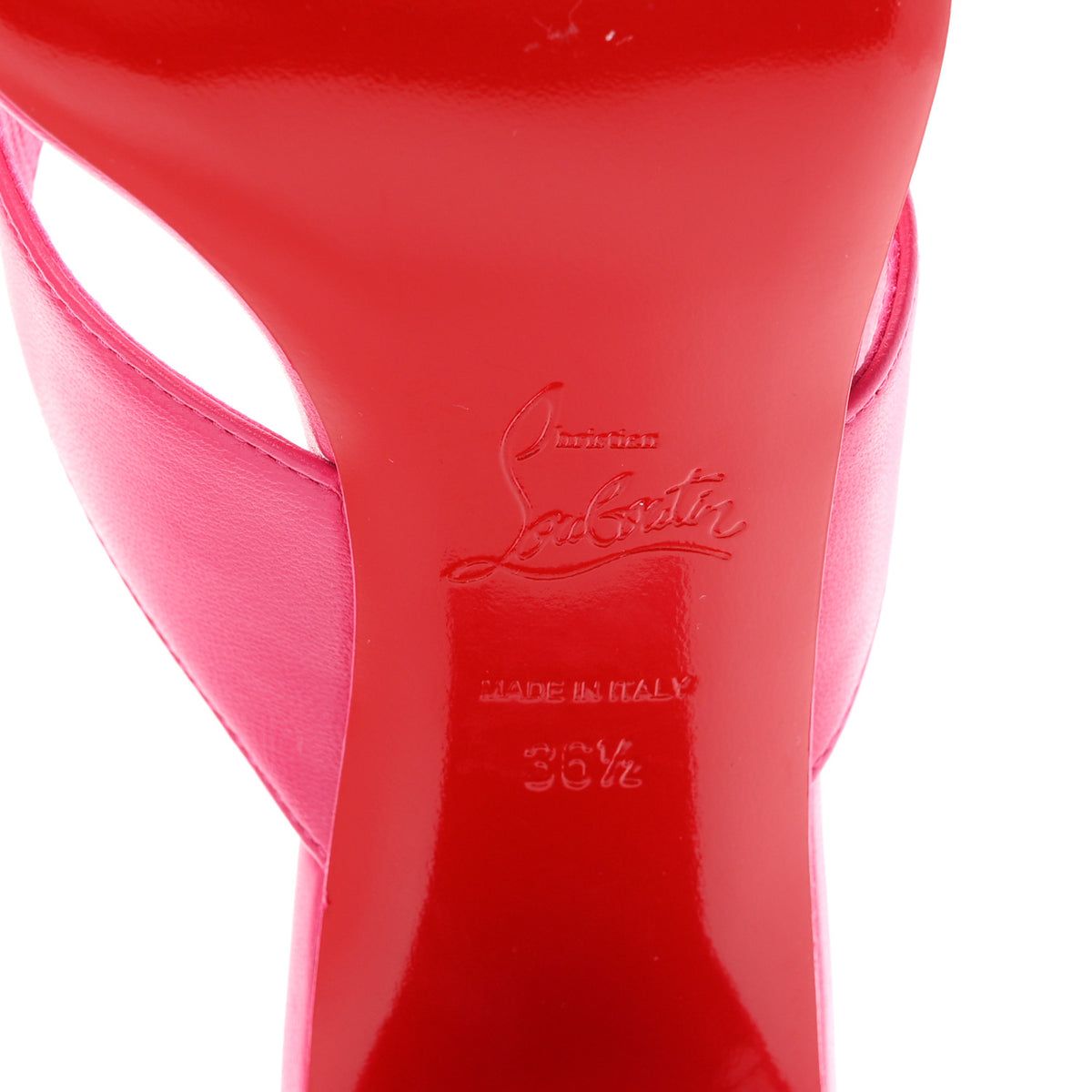 Christian Louboutin Nappa Janetonga 55 Thong Sandals 36.5 Pinup 7 of 8