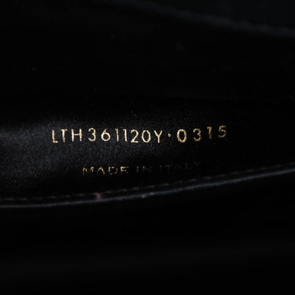 Saint Laurent Calfskin Monogram Large Belle De Jour Clutch Black 7 of 7