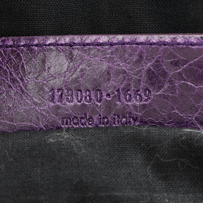 Balenciaga Agneau Giant 21 Silver Hardware Work Raisin 7 of 15