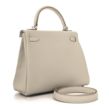 Hermes Togo Kelly Retourne 25 Gris Perle 3 of 10